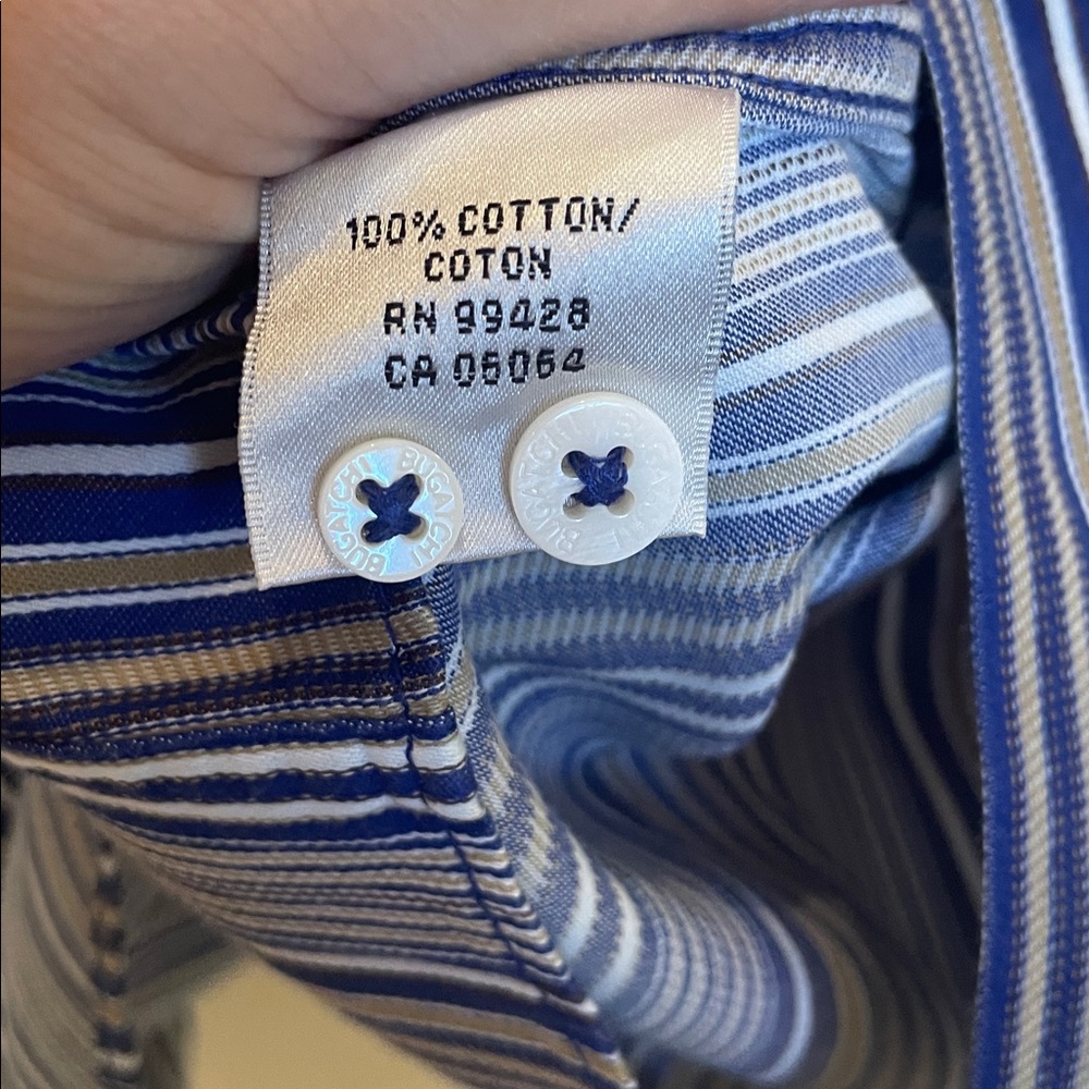 Bugatchi Uomo Collared Button Down Dress Shirt Si… - image 7
